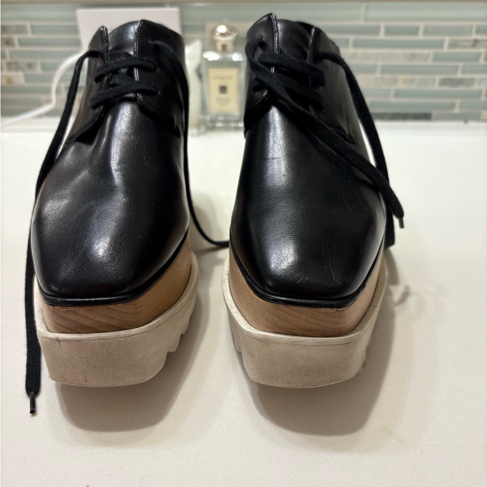 Stella McCartney Black Platform Shoes